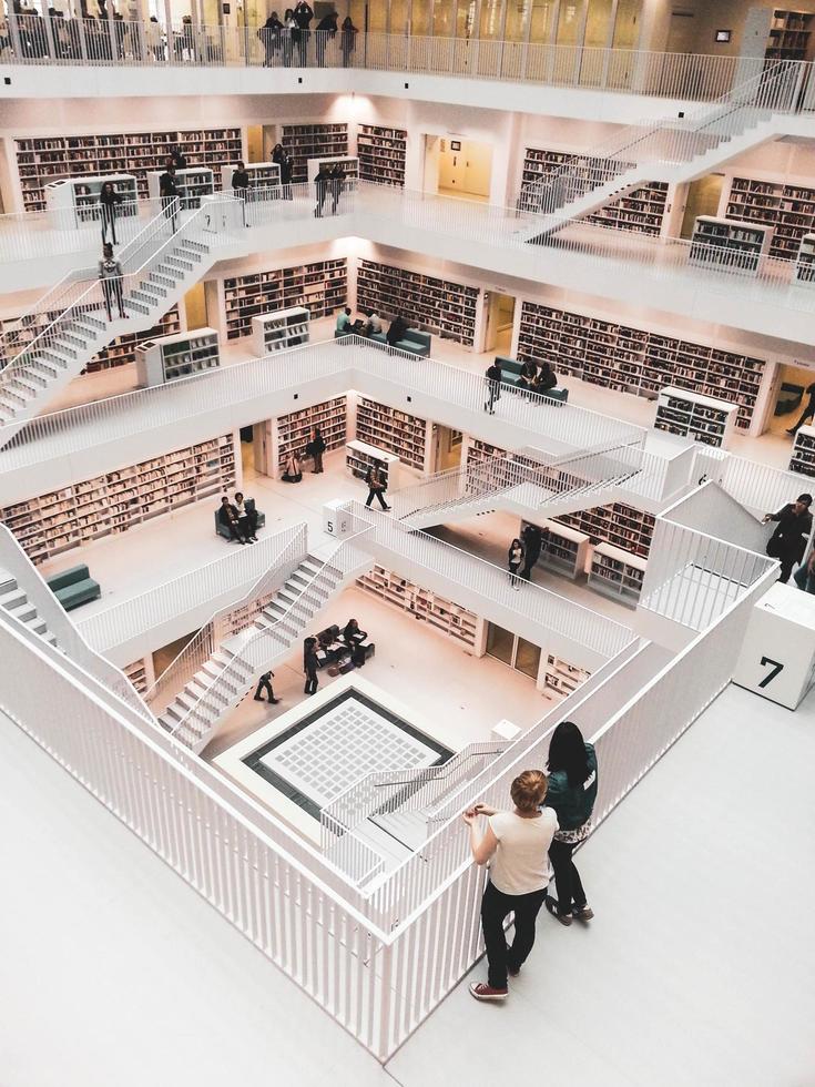 Biblioteca pubblica di Stoccarda, Germania, Europa foto