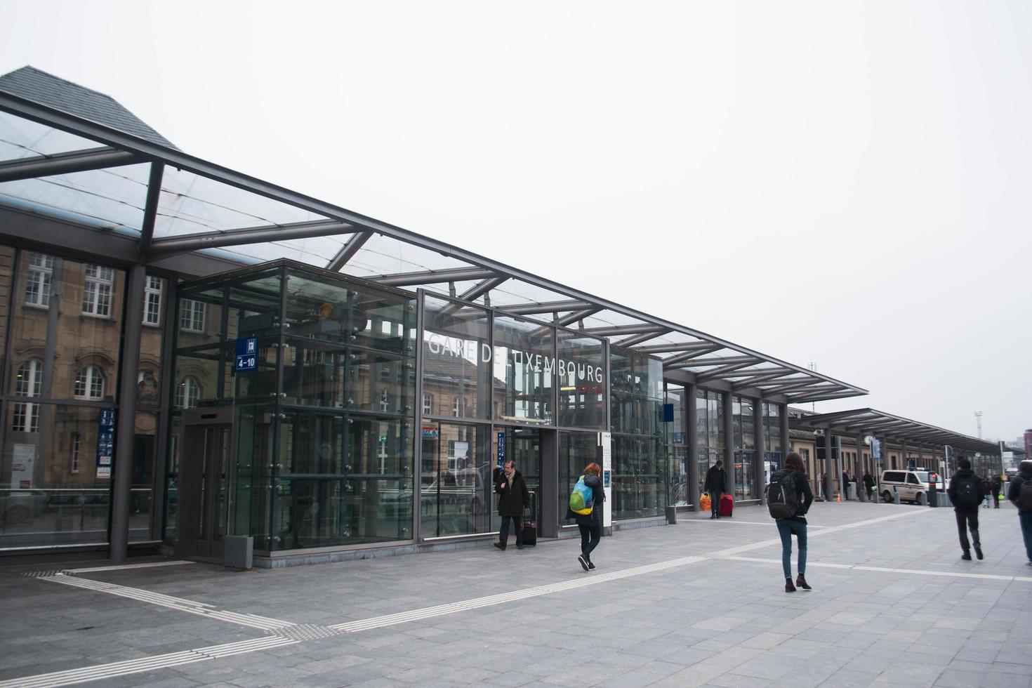 gare de luxembourg nella città di lussemburgo, europa foto