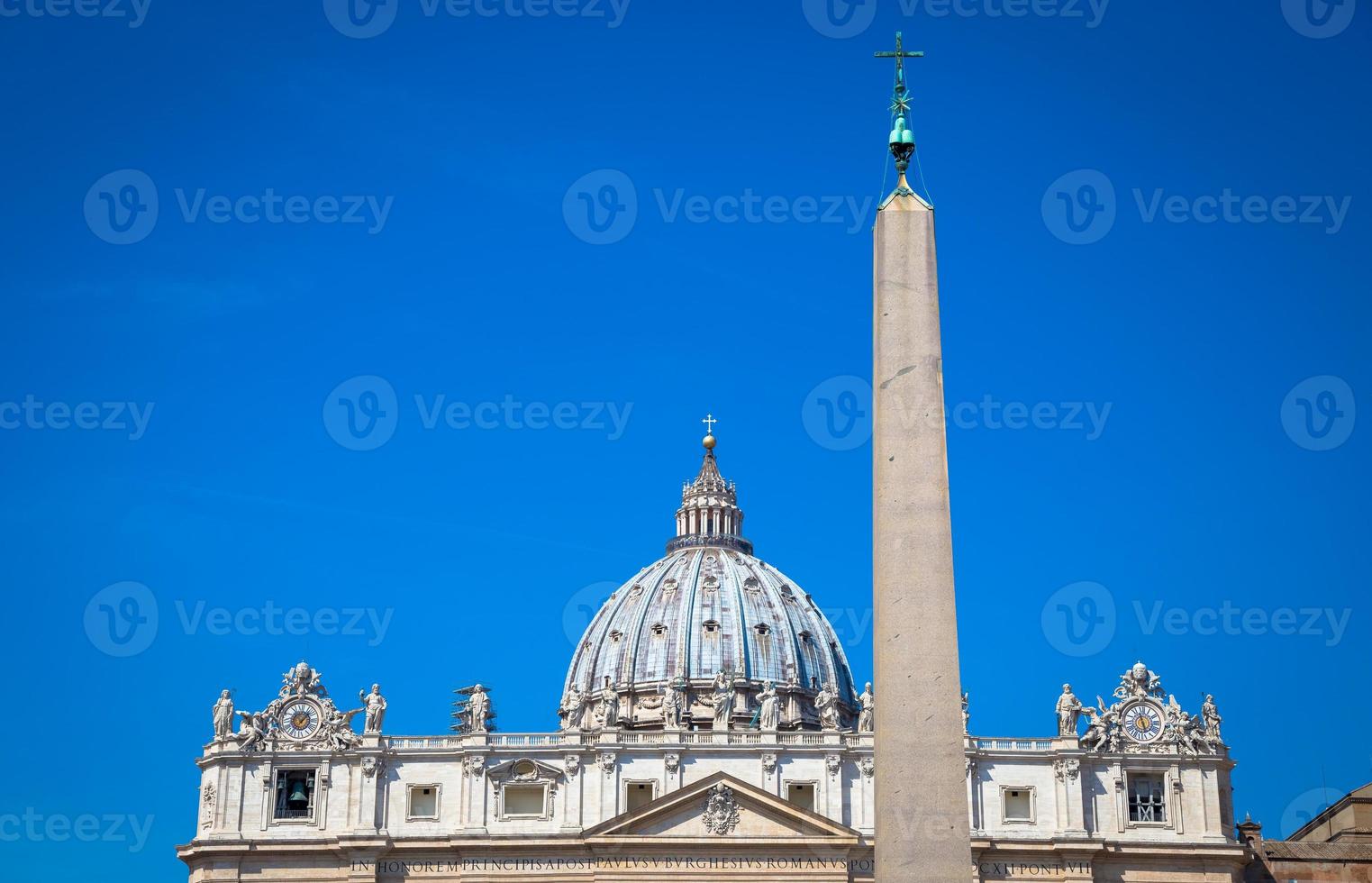 cupola della basilica di san pietro in vaticano foto