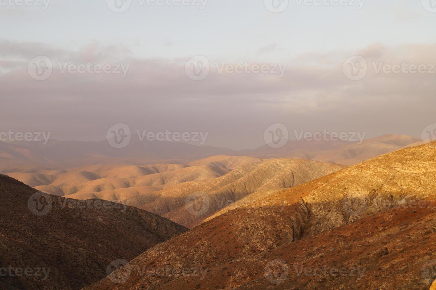 montana cardon - fuerteventura spagna foto