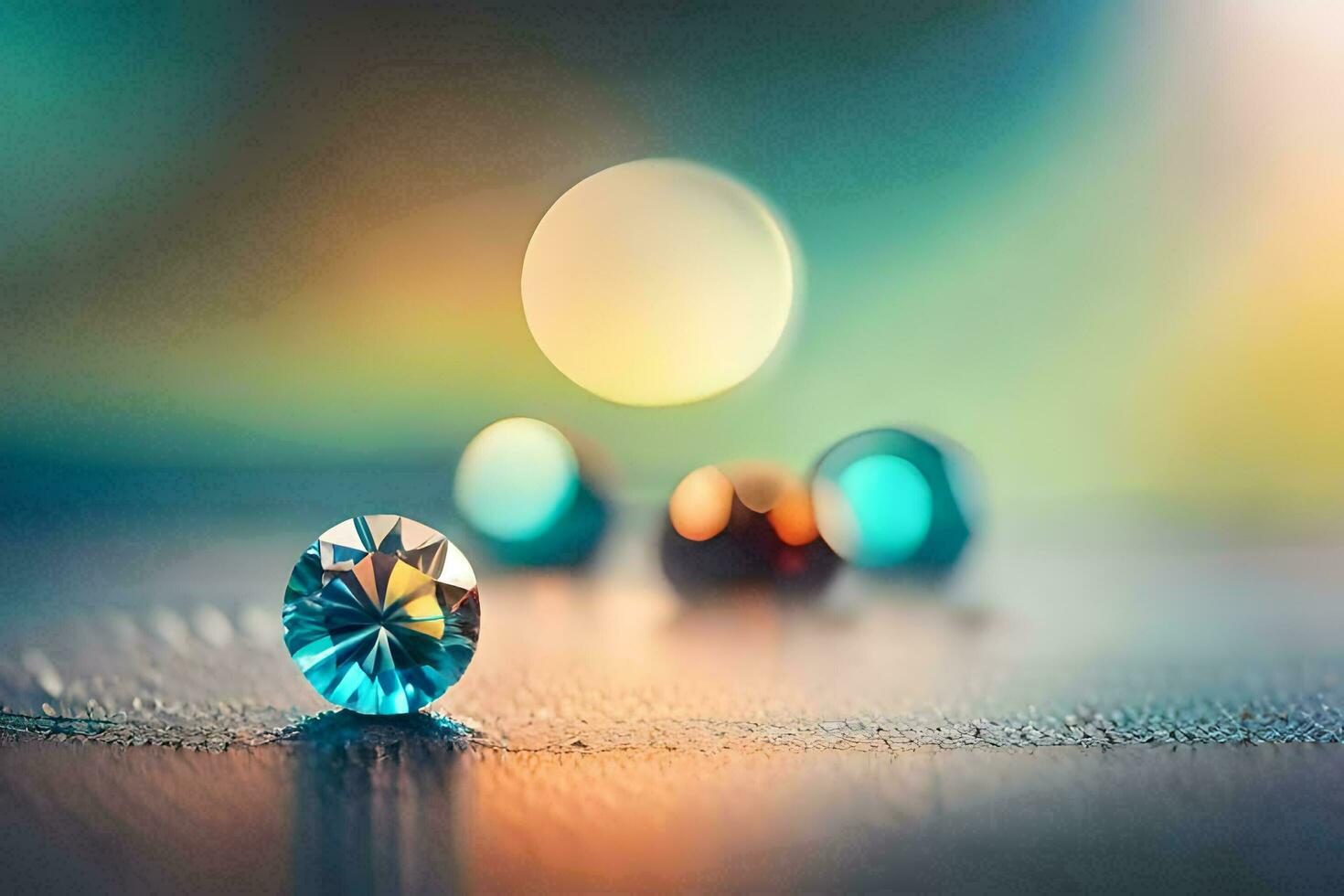 diamanti, luce, bokeh, luce, luce, luce, HD sfondo. ai-generato foto