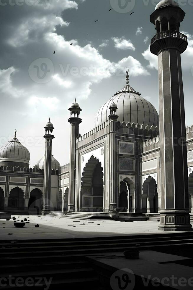il mille dollari moschea Vintage ▾ tono ai generativo foto