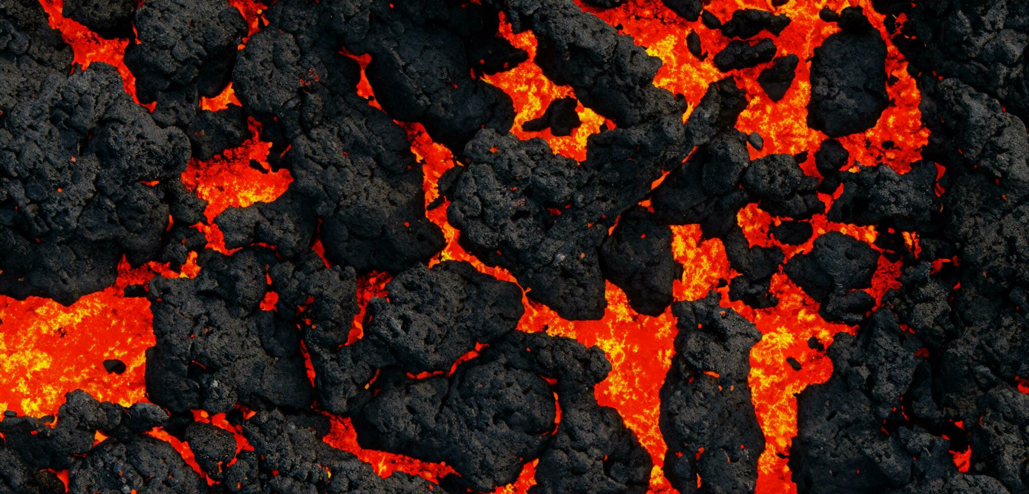 caldo magma lava superficie rosso lava foto