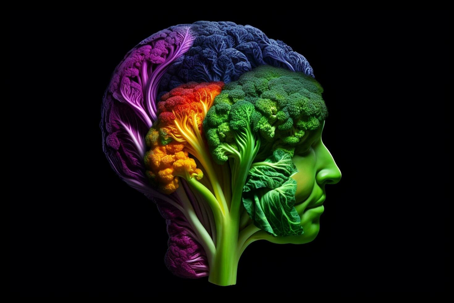 ai generato mente intelligenza anatomia concetto cervelletto scienza intelletto cerebrale sistema testa cervello organo psicologia illustrazione neurologia medico medicina biologia corpo pensare Salute umano idea foto