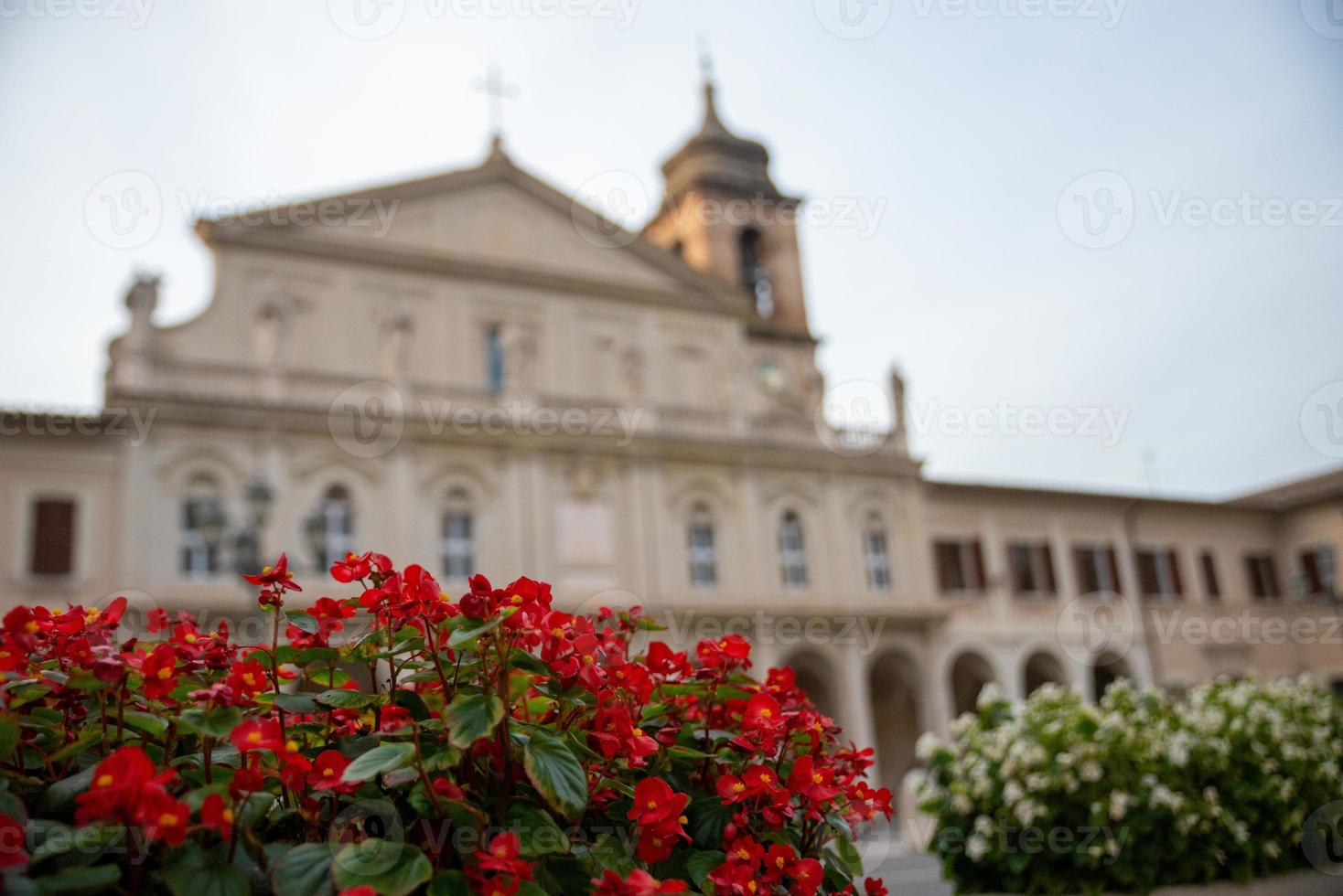 la cattedrale di terni con i fiori foto