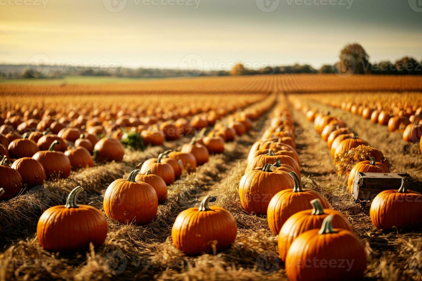 bello sereno autunnale zucca toppa. commerciale appello. ampio testo spazio. ai generativo foto