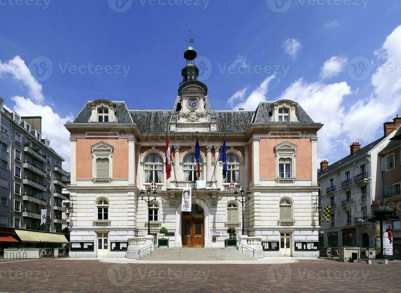 cameriere cittadina sala sereno Savoie architettura nel Francia foto