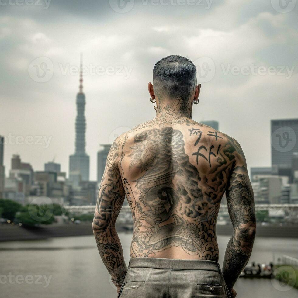 yakuza sguardo tokyo cieli foto