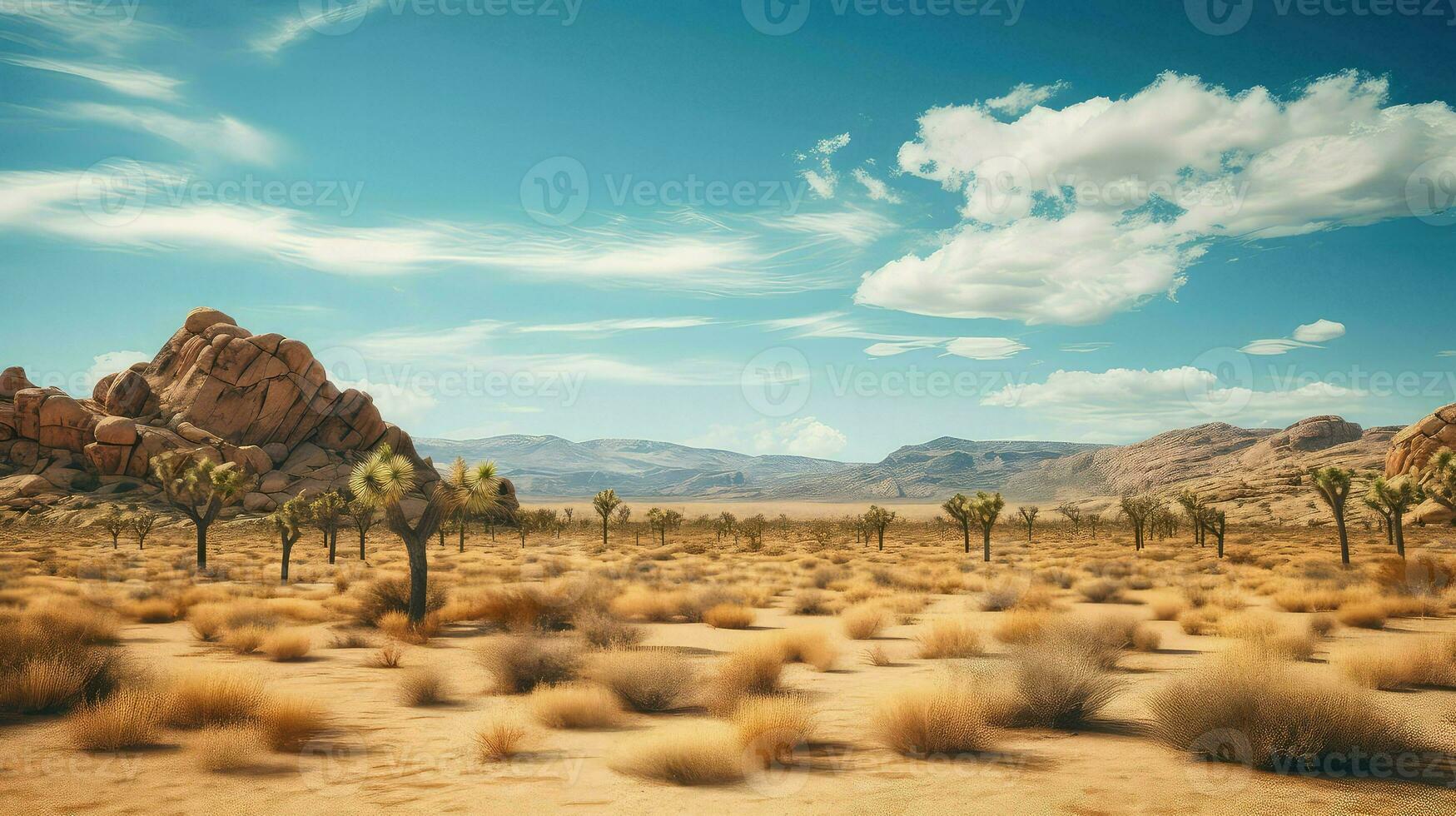 estate mojave deserto unico ai generato foto