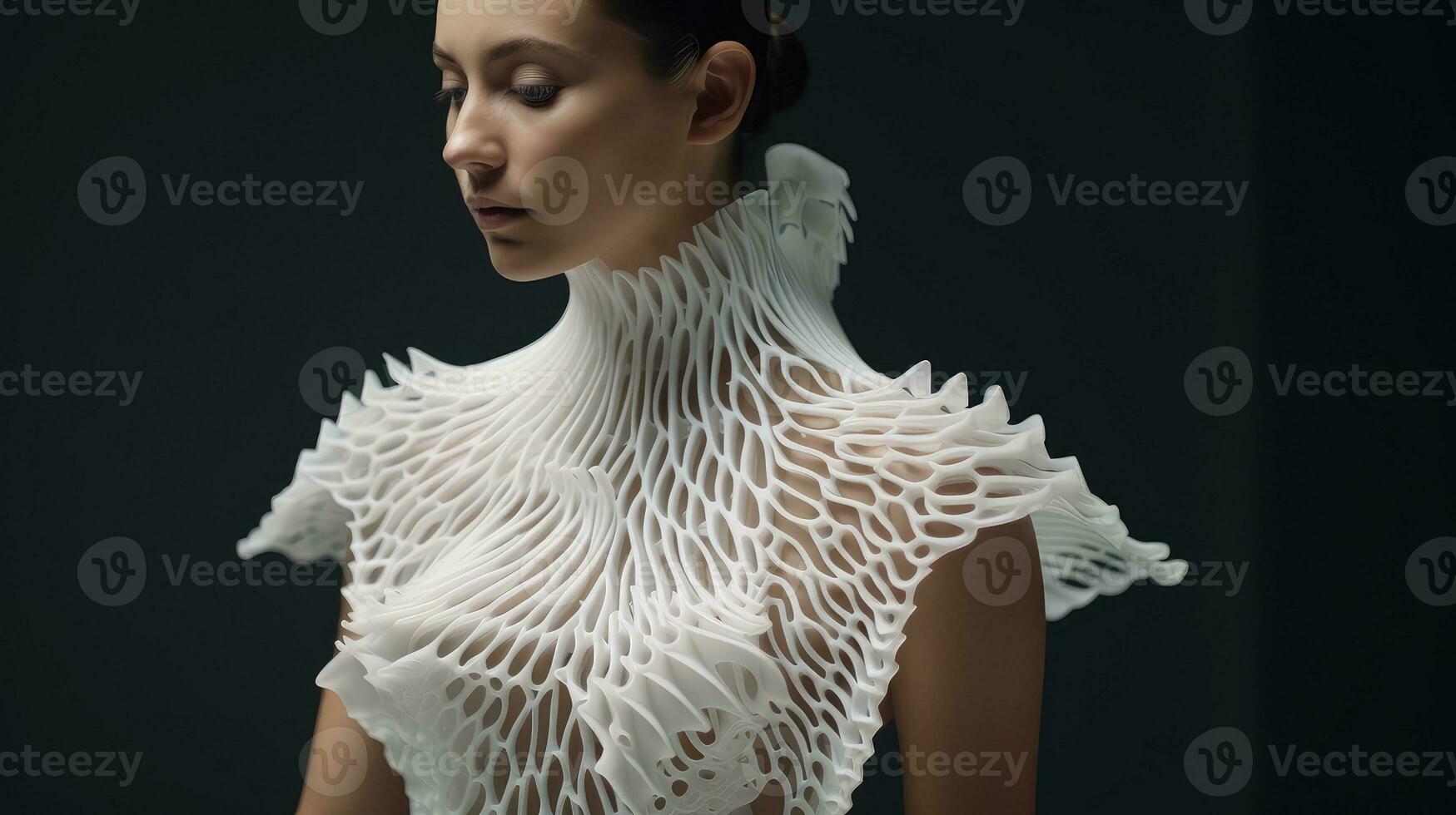 capi di abbigliamento 3d stampato Abiti ai generato foto