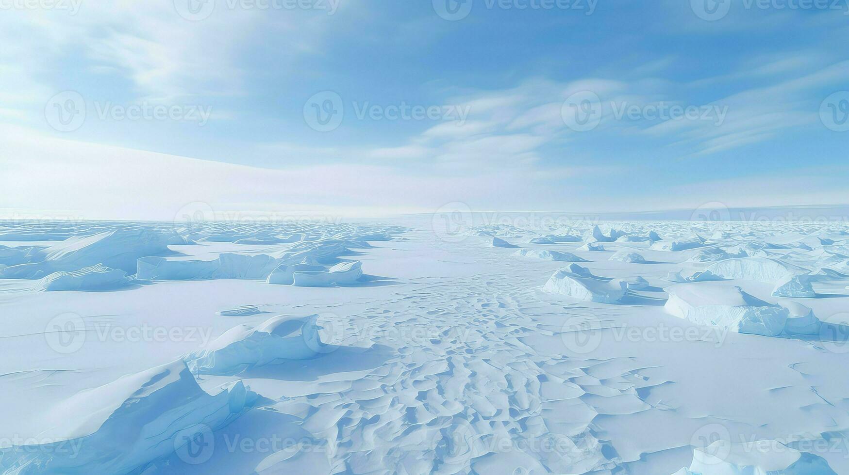 natura polare ghiaccio caps ai generato foto