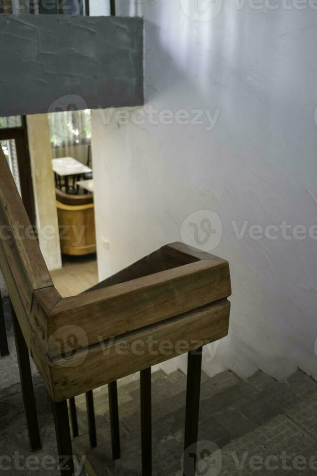 caffè negozio o bar ristorante di legno interno foto