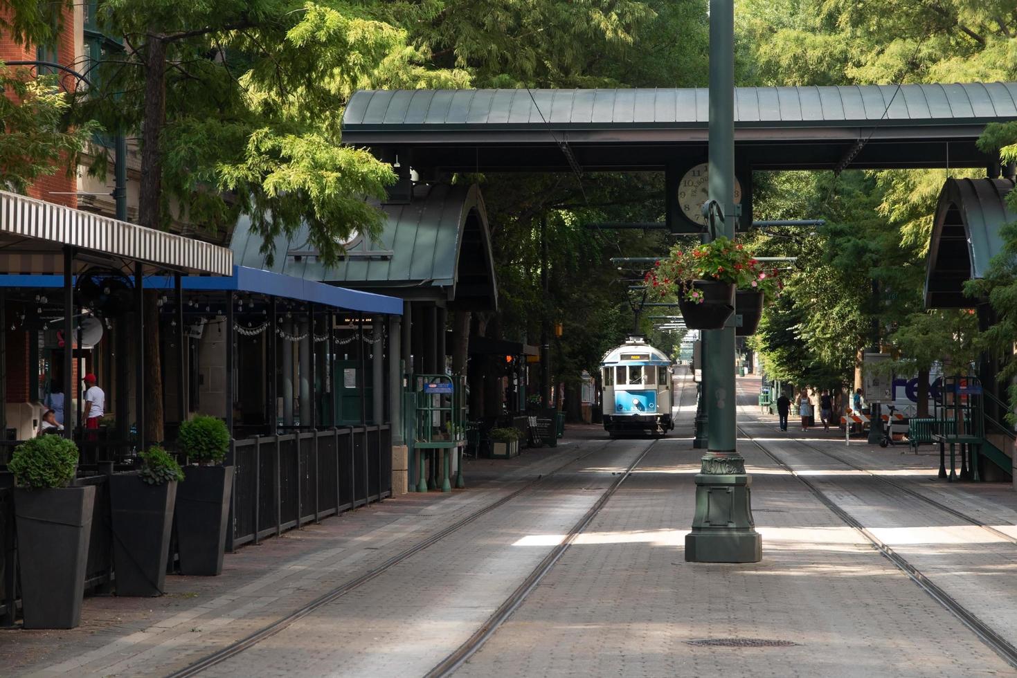 carrello vintage del centro di memphis, tennessee foto