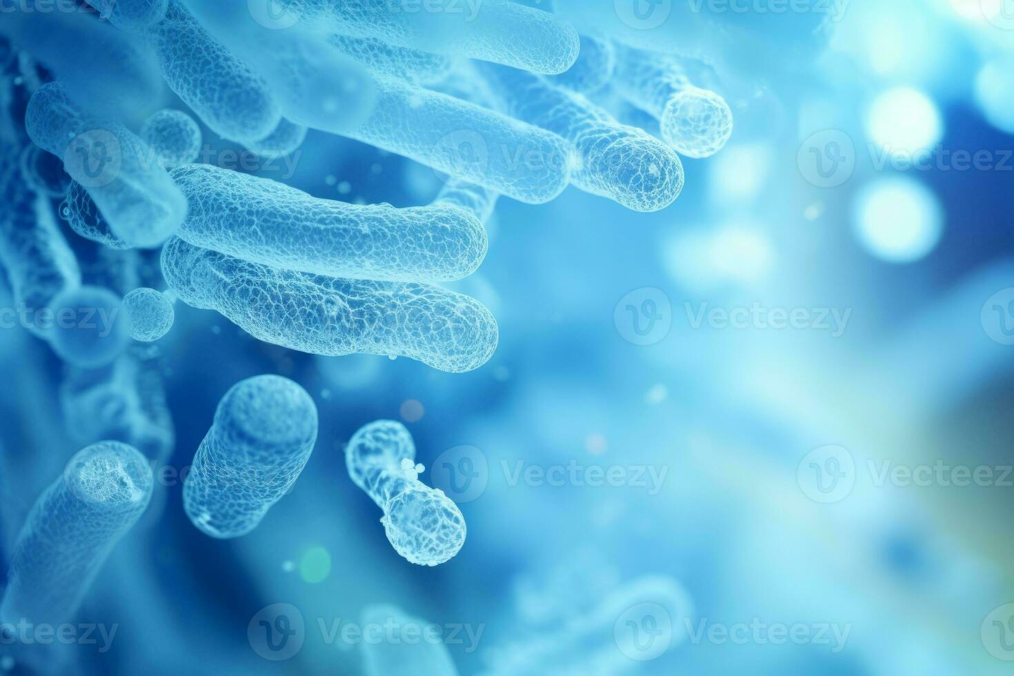 legionella pneumophila. batterico infezione come un' microscopico sfondo. pericoloso malattia sforzo Astuccio. generativo ai foto