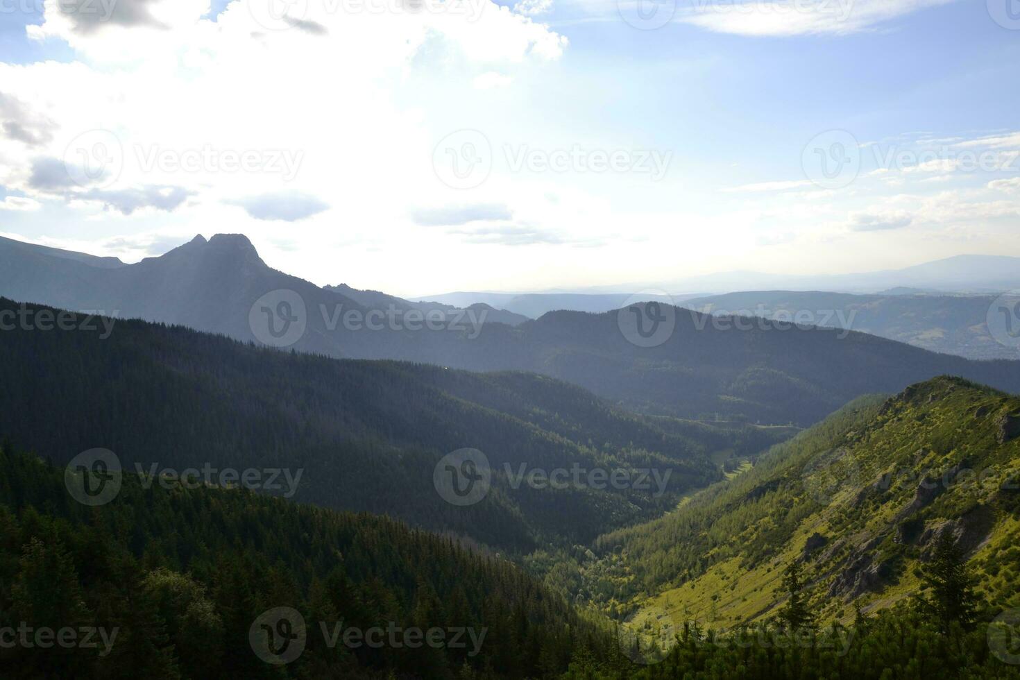 montagne paesaggio nel Tatra, Polonia foto