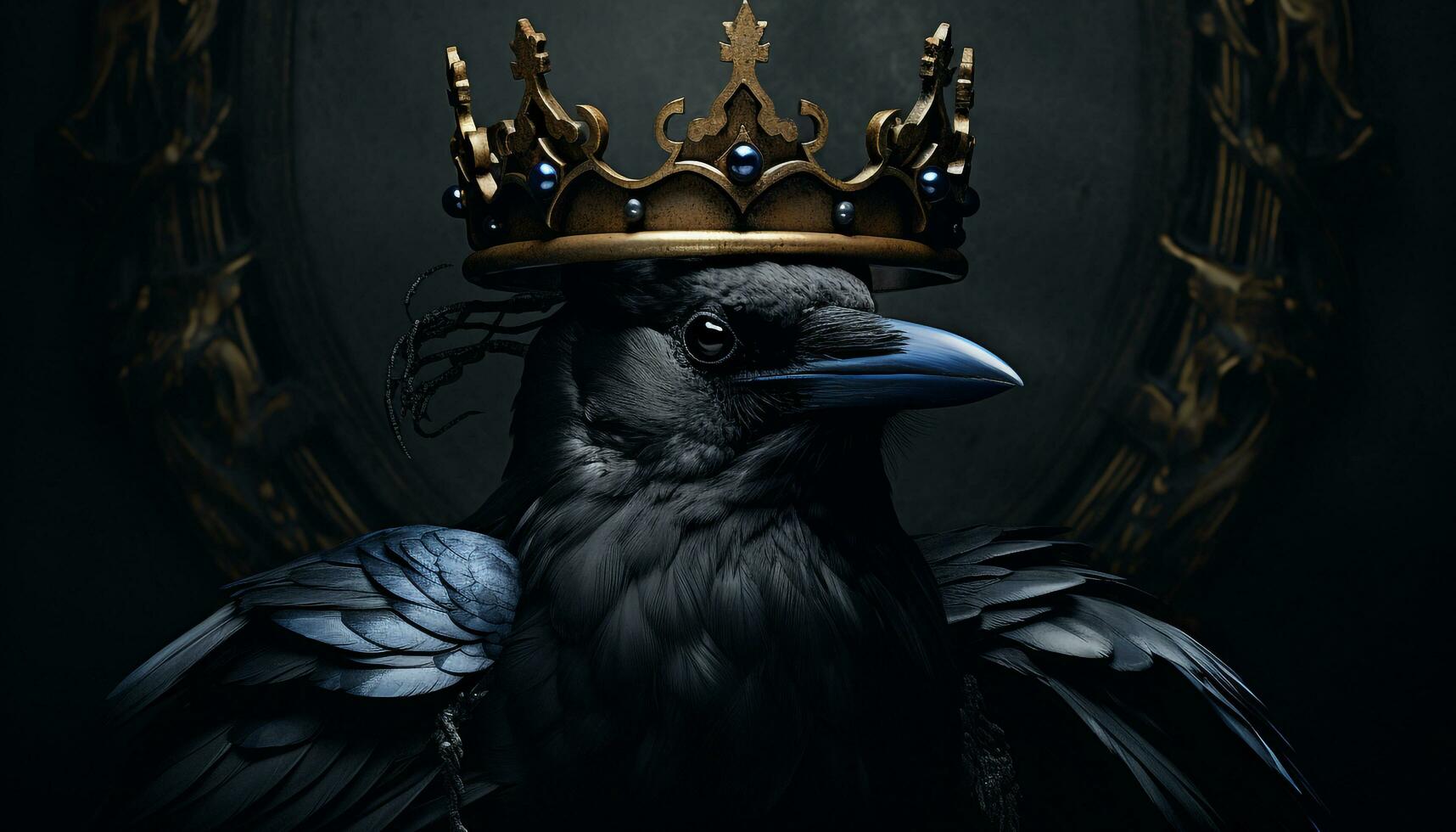 corona su il corvo foto