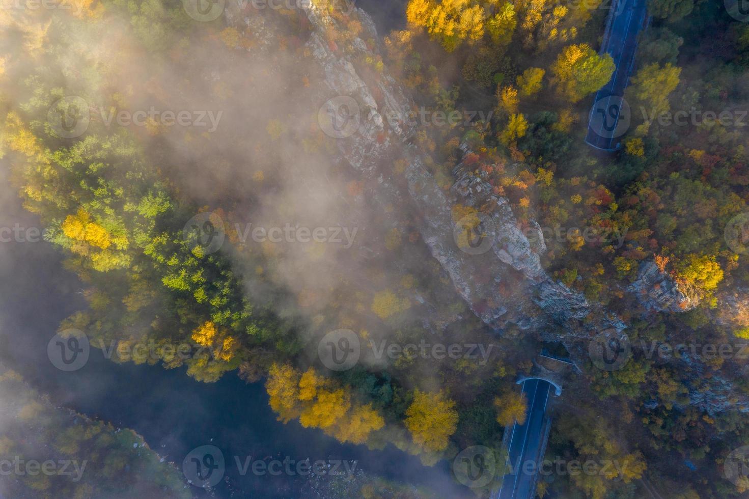 foto aerea della gola di kresna