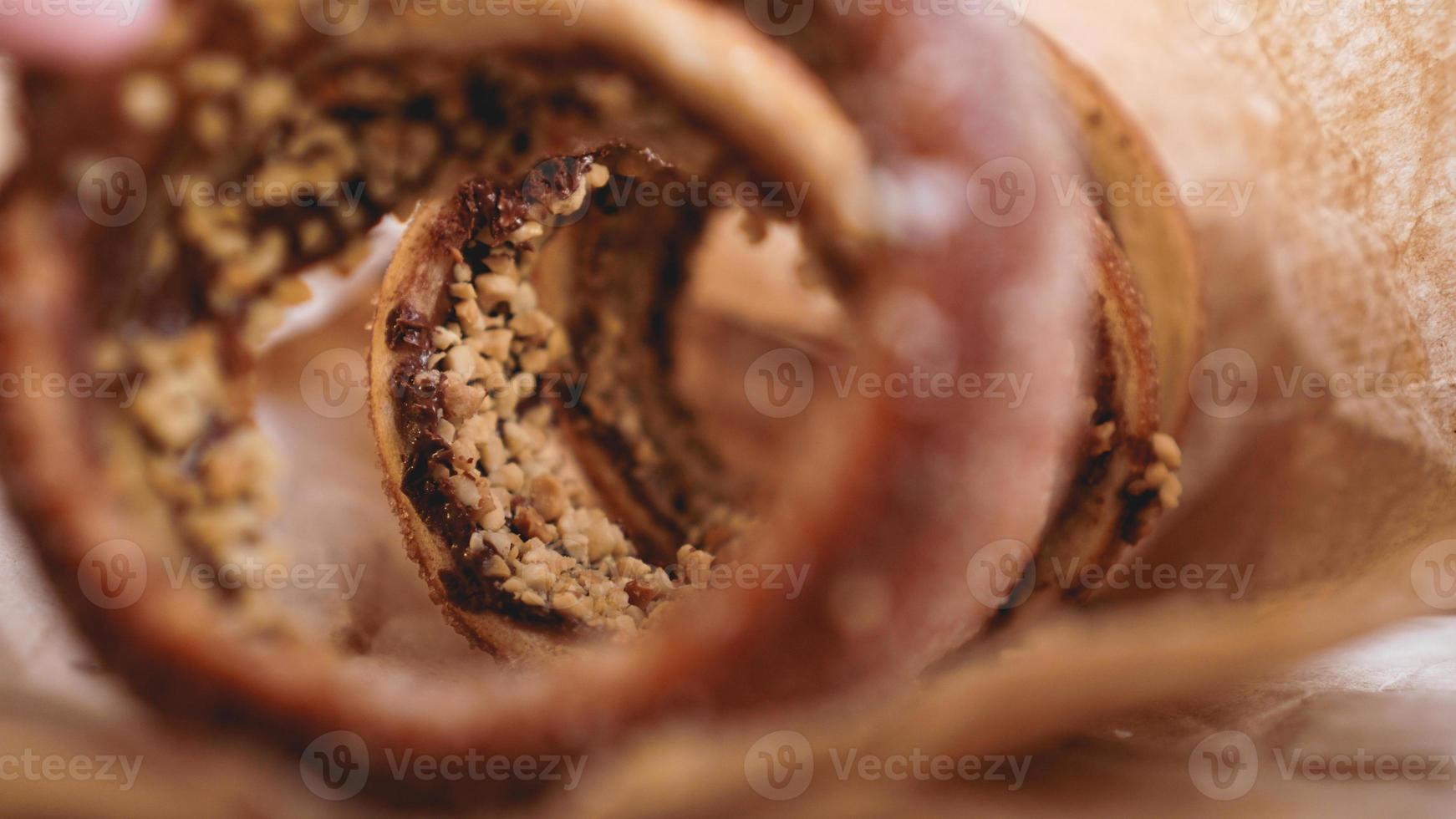 trdelnik - dolce tradizionale ceco venduto foto