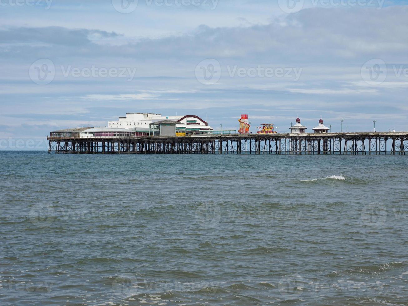 spiaggia di piacere a blackpool foto