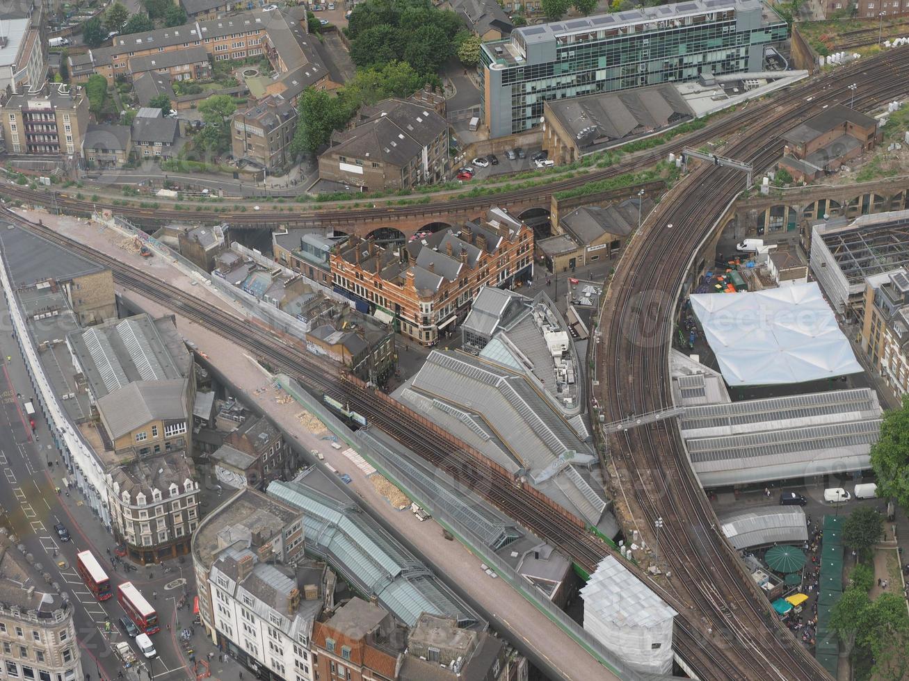 vista aerea di londra foto