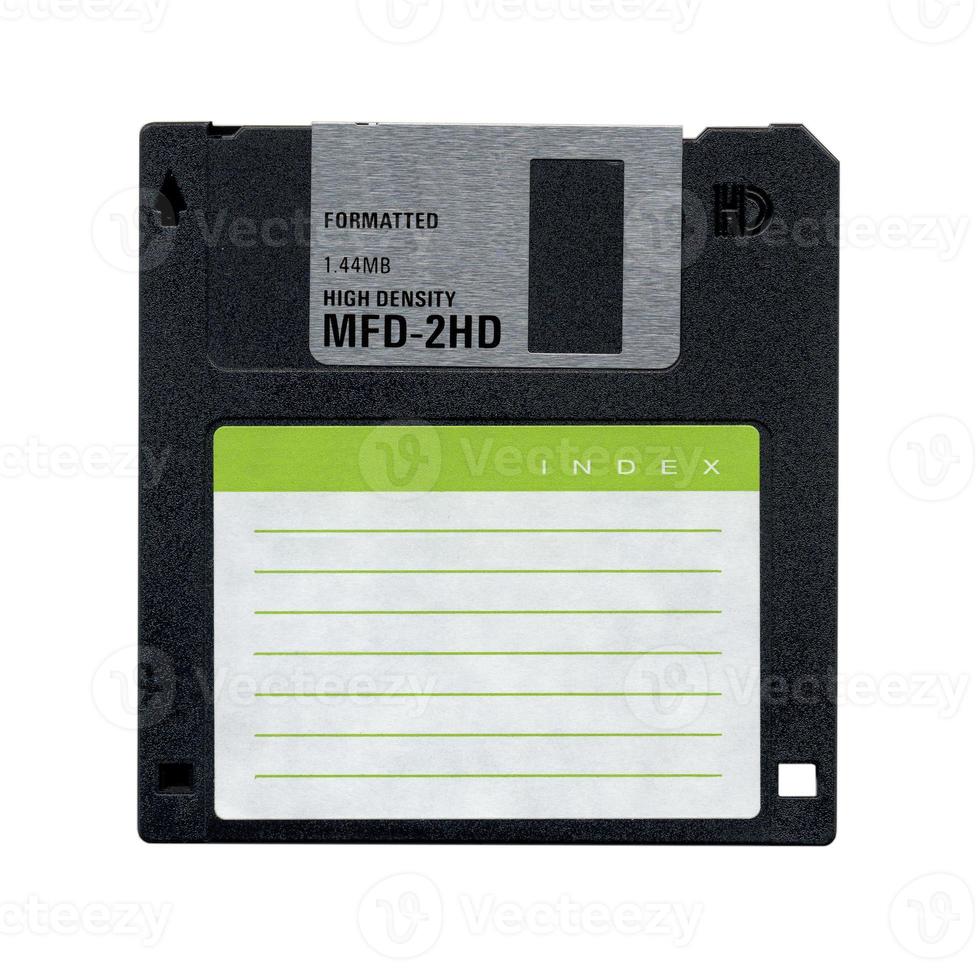 floppy disk isolato foto