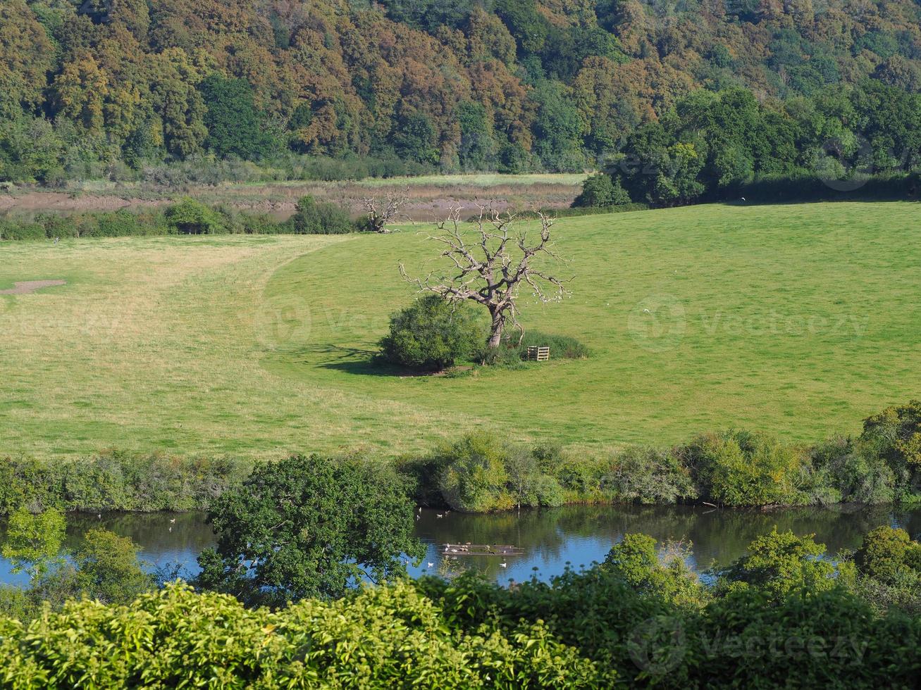 vista della campagna a Chepstow foto