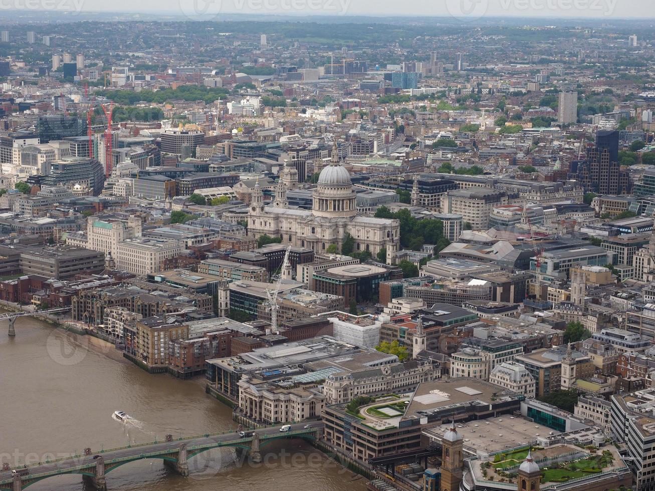 vista aerea di londra foto