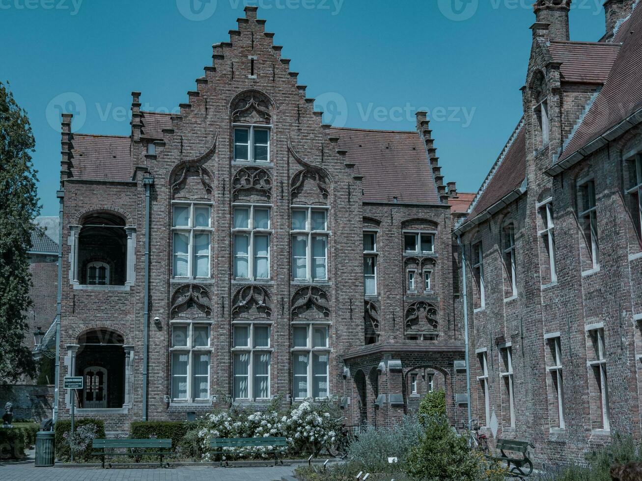 il città di Bruges nel Belgio foto