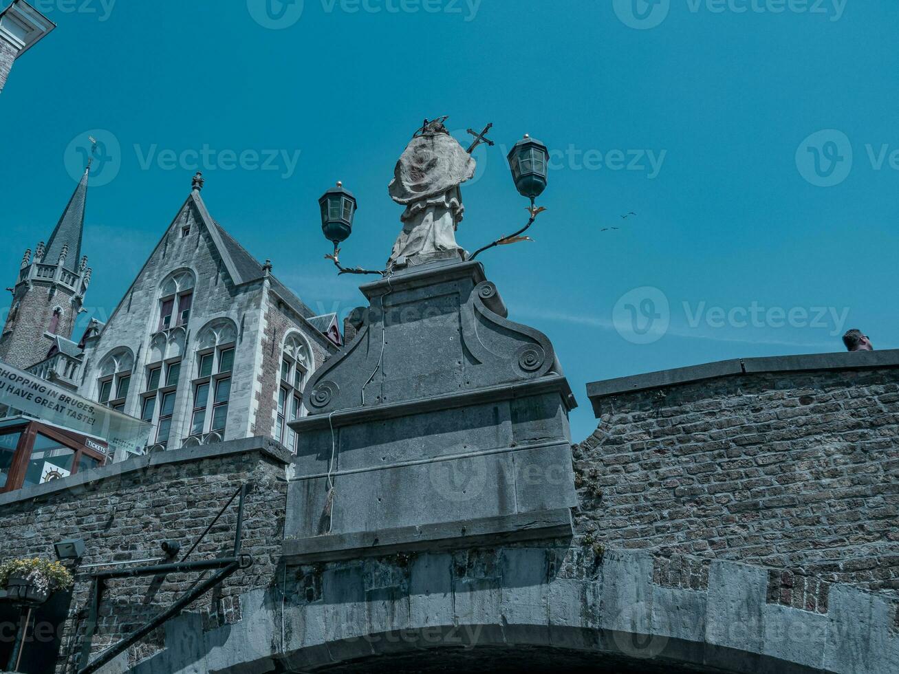il vecchio città di Bruges foto