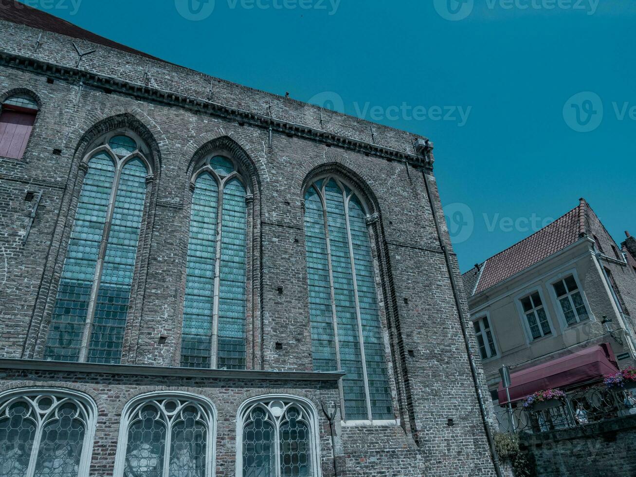 il vecchio città di Bruges nel Belgio foto