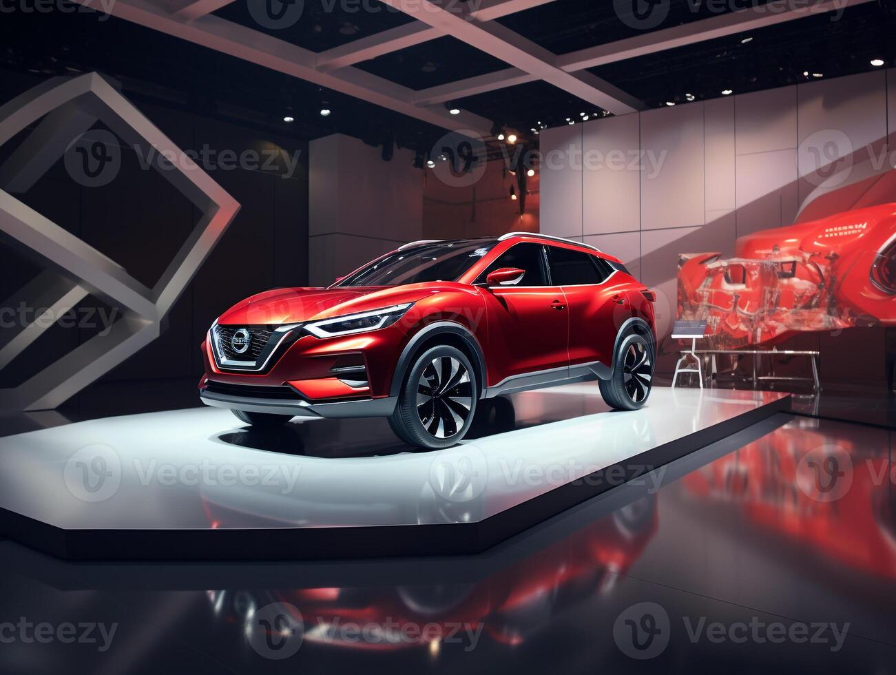 nissan canaglia esposizione. generativo ai foto