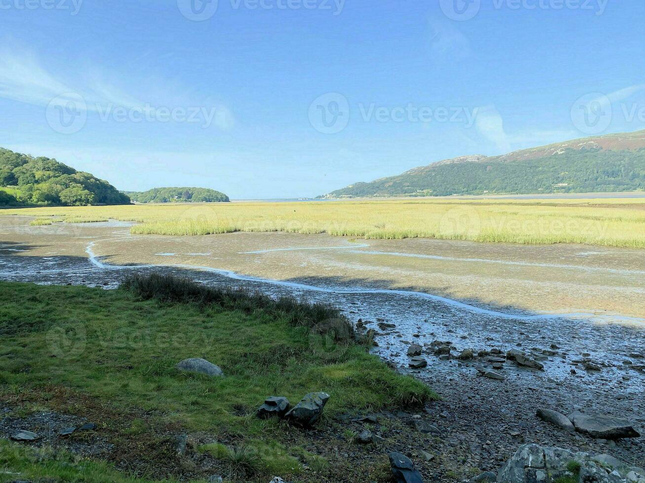 un' Visualizza di il nord Galles campagna su il mawddach pista foto