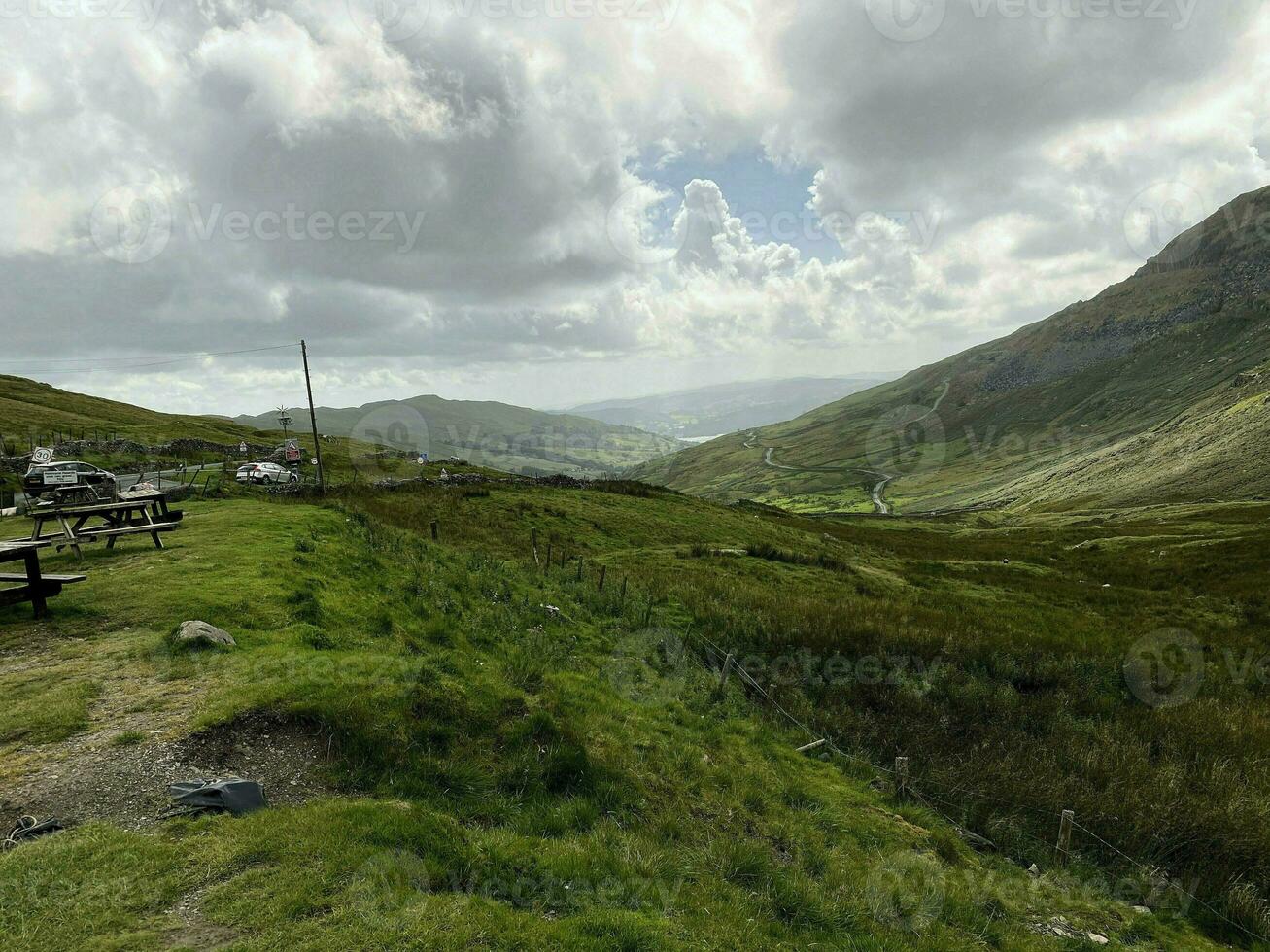 un' Visualizza di il lago quartiere a il Kirkstone passaggio foto