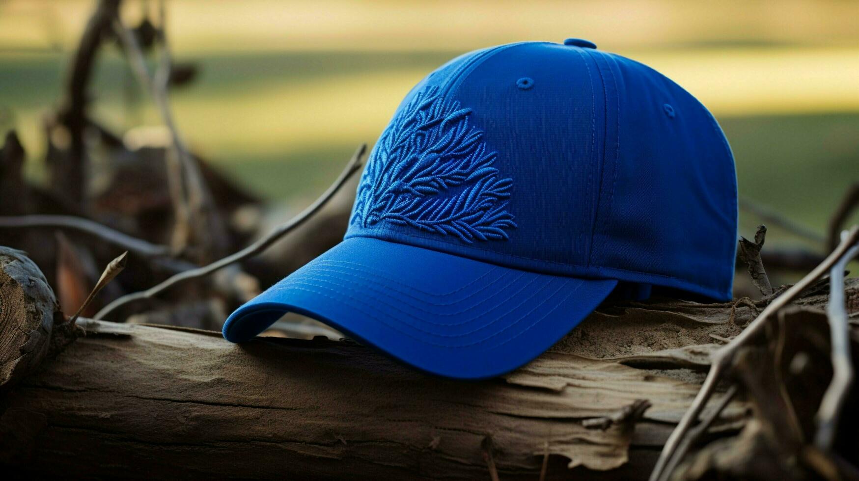 blu baseball berretto simboleggia moderno gli sport moda foto