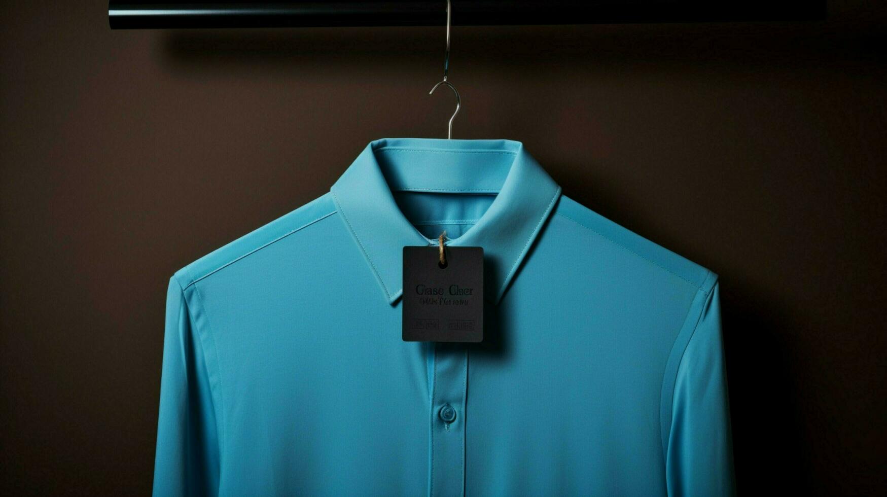 blu camicia etichetta cartello simboleggia uomini moda foto