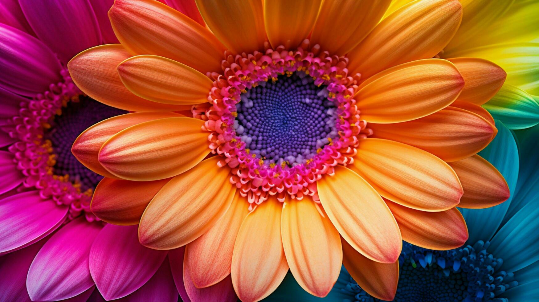 vivace gerbera margherita fiorire vicino su in mostra foto