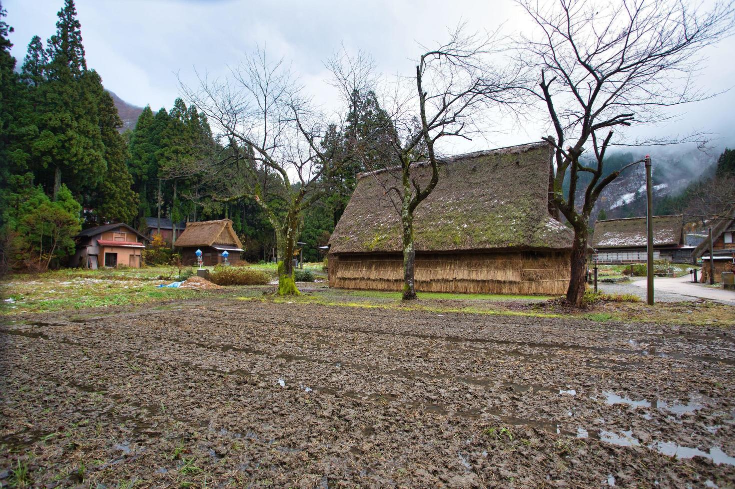 area di gokayama all'interno della città di nanto nella prefettura di toyama, giappone foto