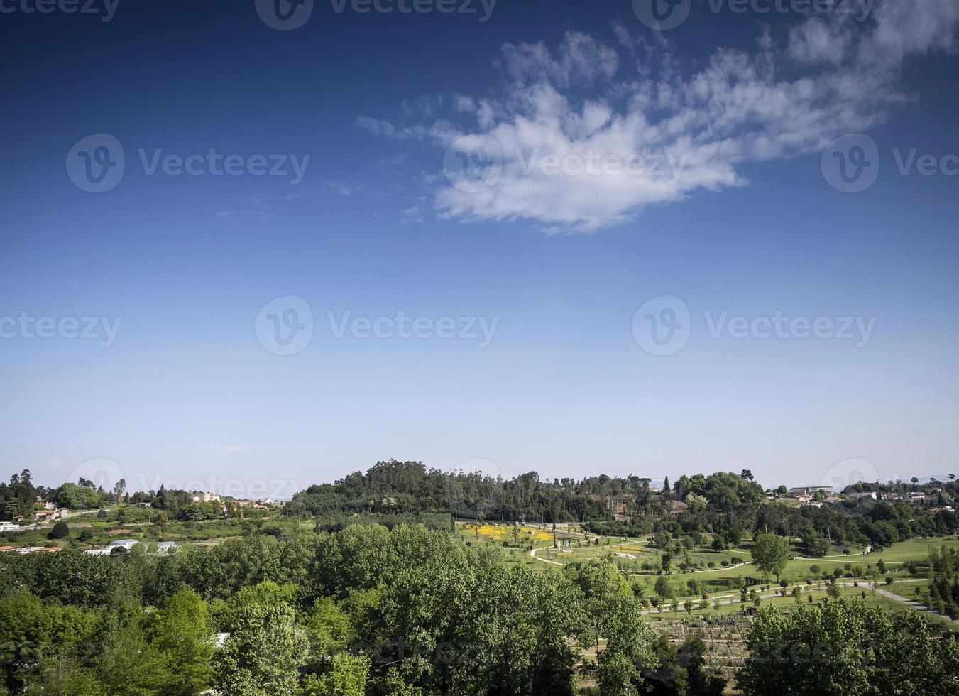 parco cittadino paesaggio rurale di vila nova de famalicao nord portogallo foto