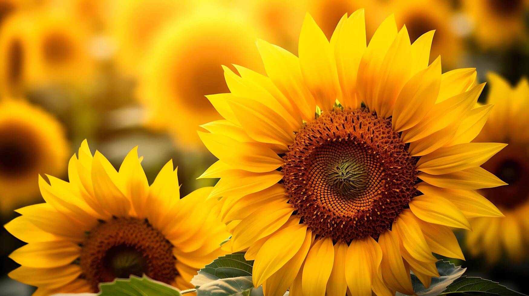 girasole fiore per sfondo foto