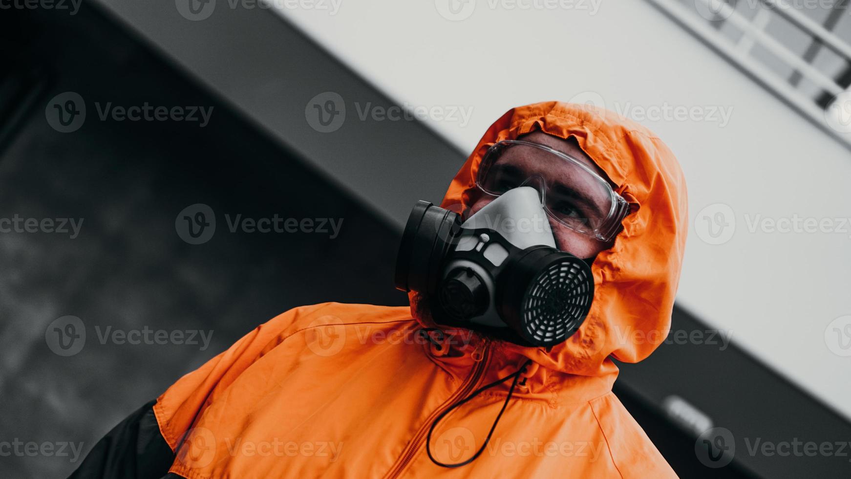 respiratore di protezione semimaschera per gas tossici foto