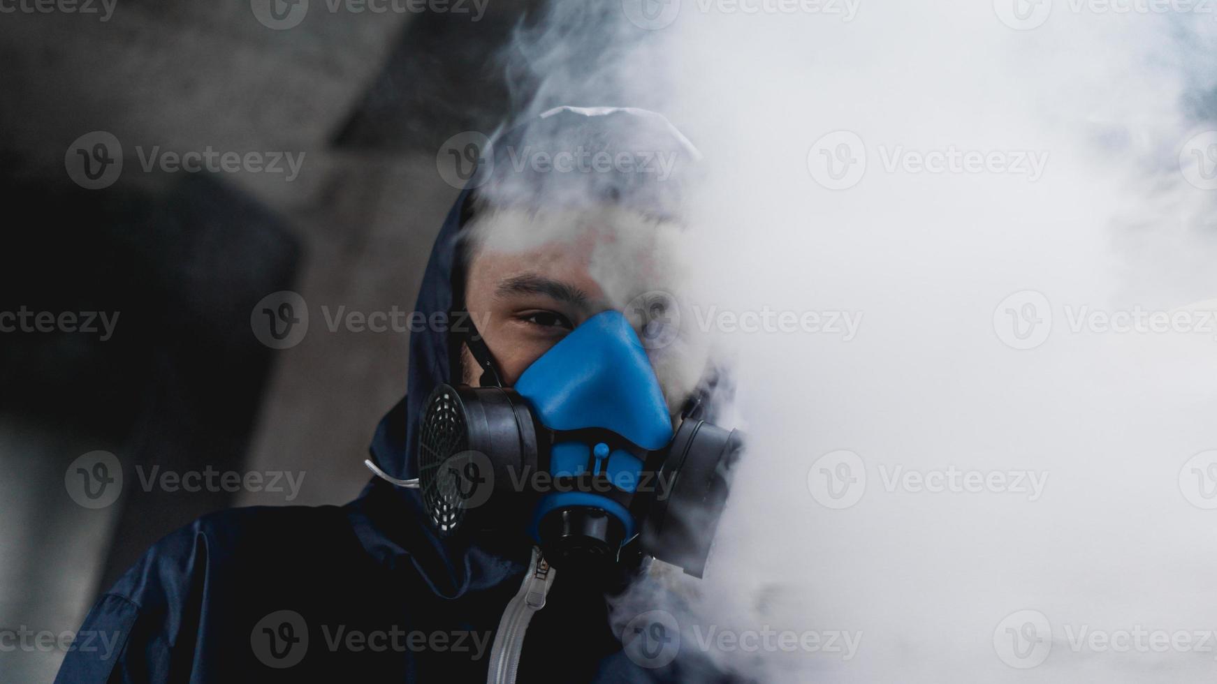 respiratore di protezione semimaschera per gas tossici foto