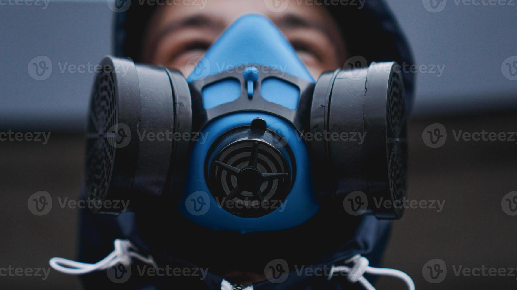 respiratore di protezione semimaschera per gas tossici foto