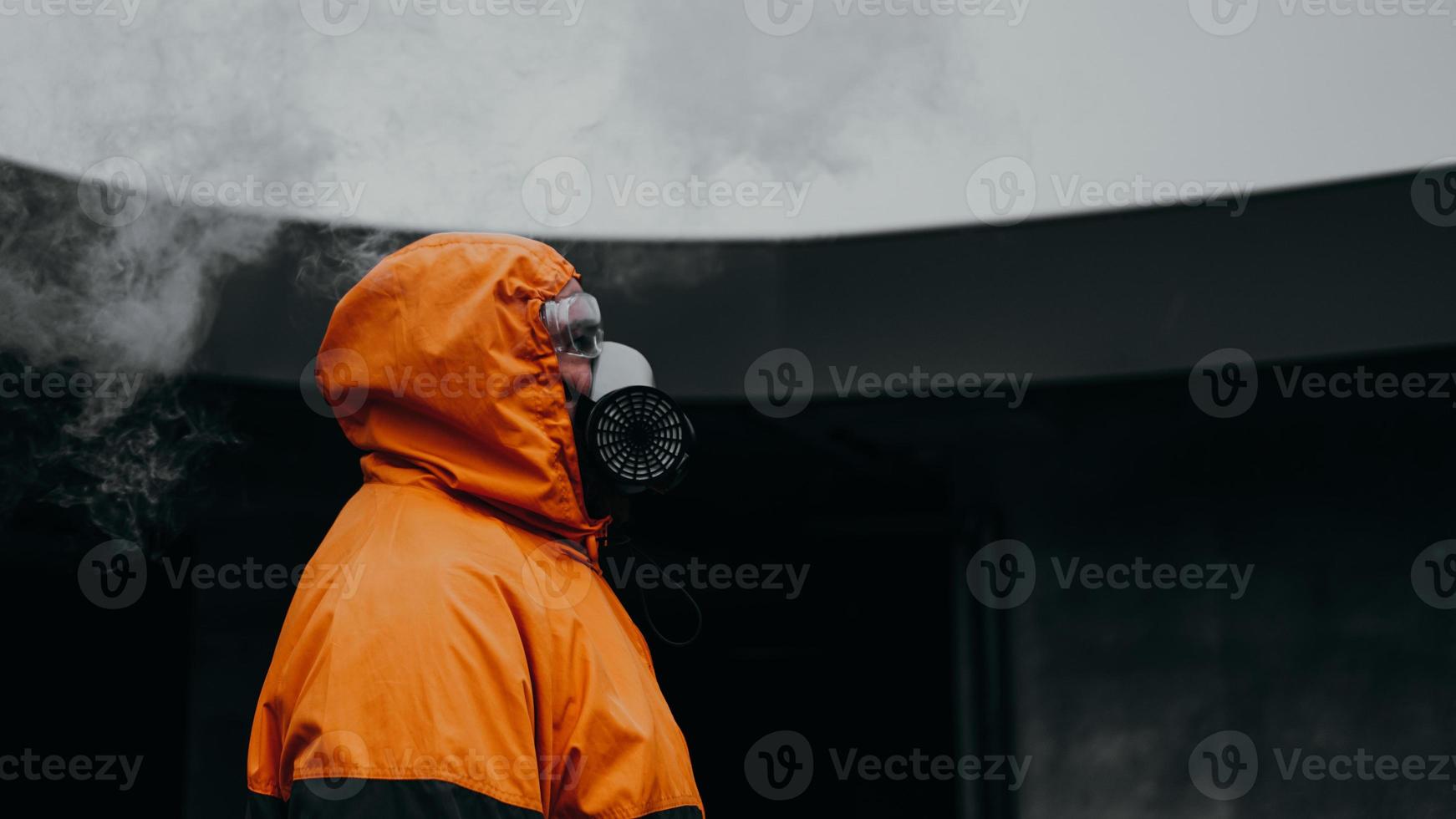 respiratore di protezione semimaschera per gas tossici foto