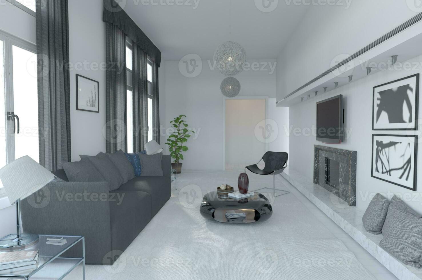 moderno lusso Casa interno foto