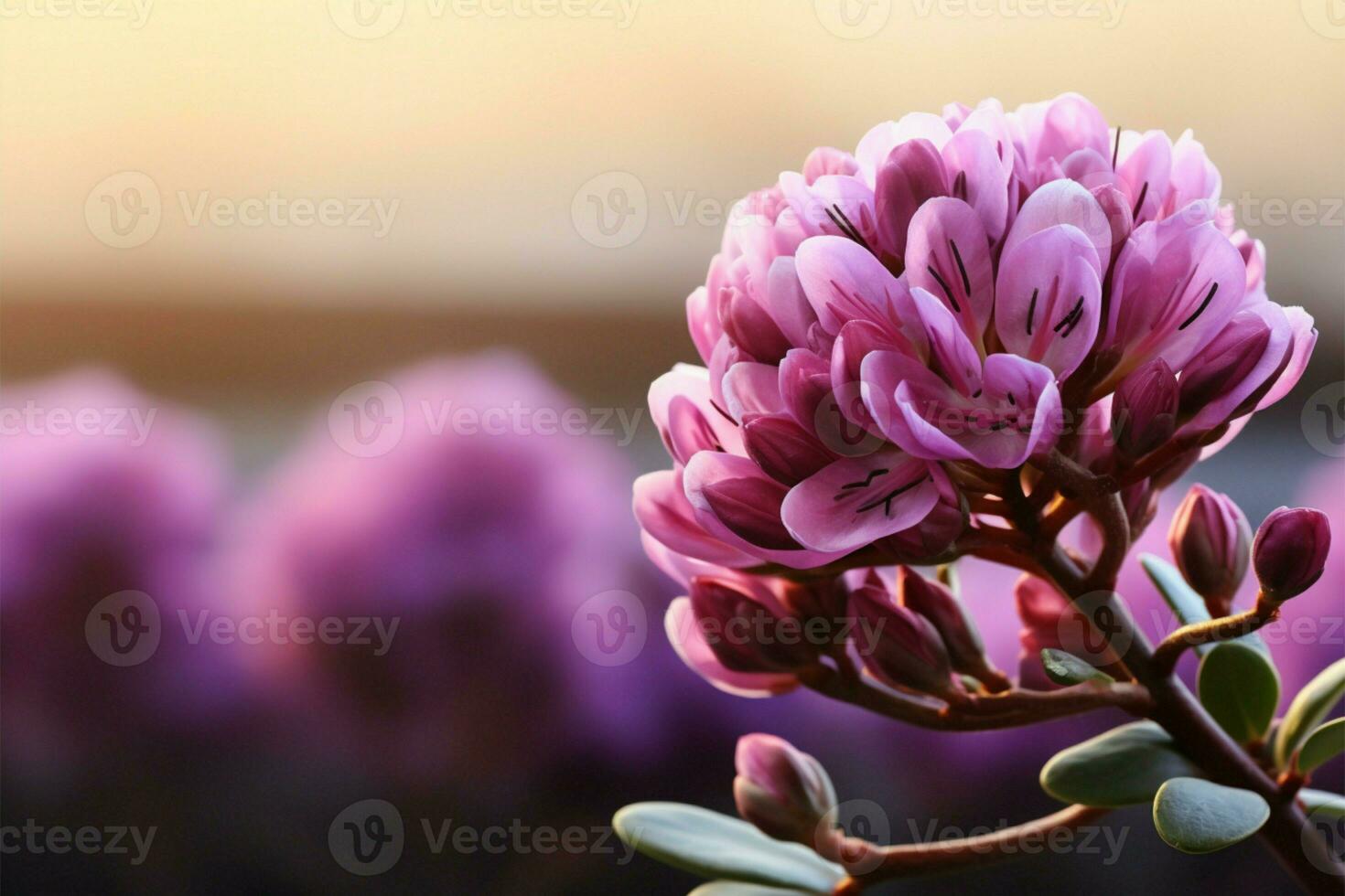 botanico fascino arctostafilo uva ursi fiore grazia un' giardino con copia spazio ai generato foto