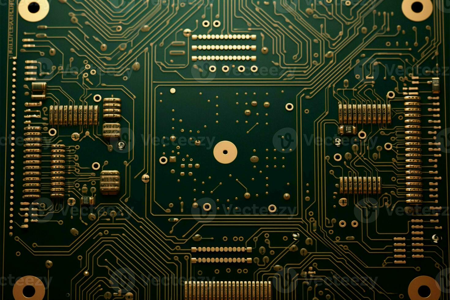 svg formato visivamente che rappresentano un regolabile e preciso pcb circuito ai generato foto