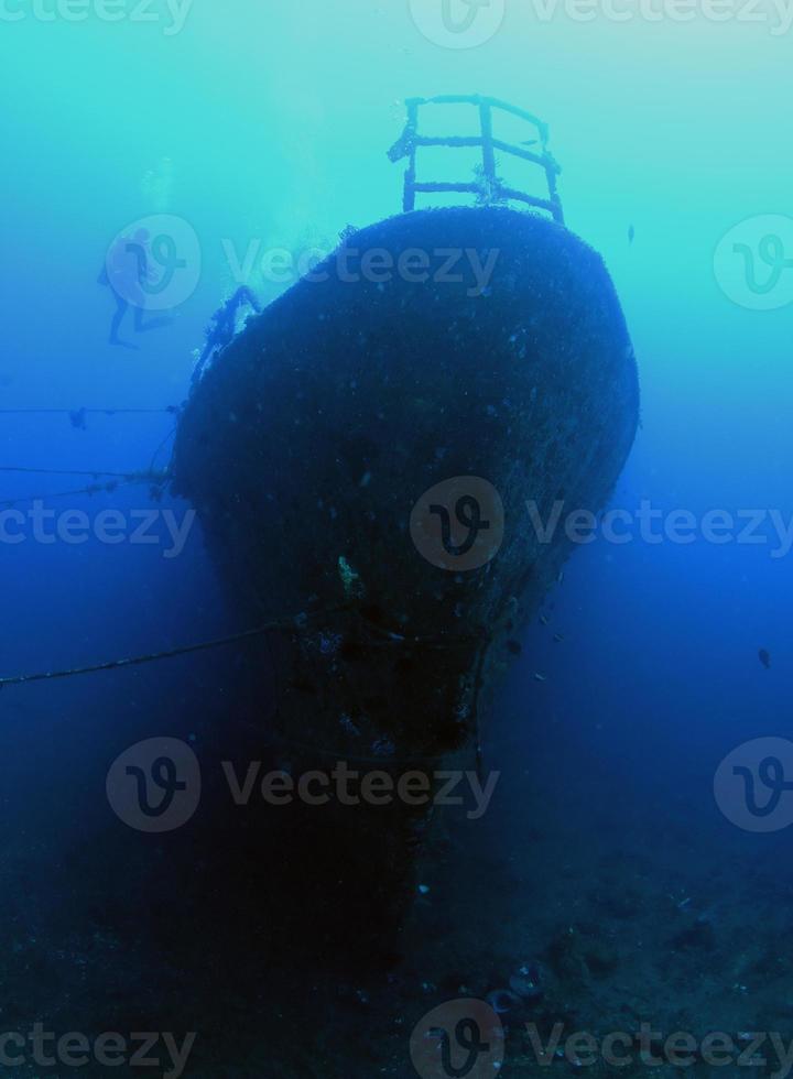 relitto della nave boga. mondo sottomarino di bali foto