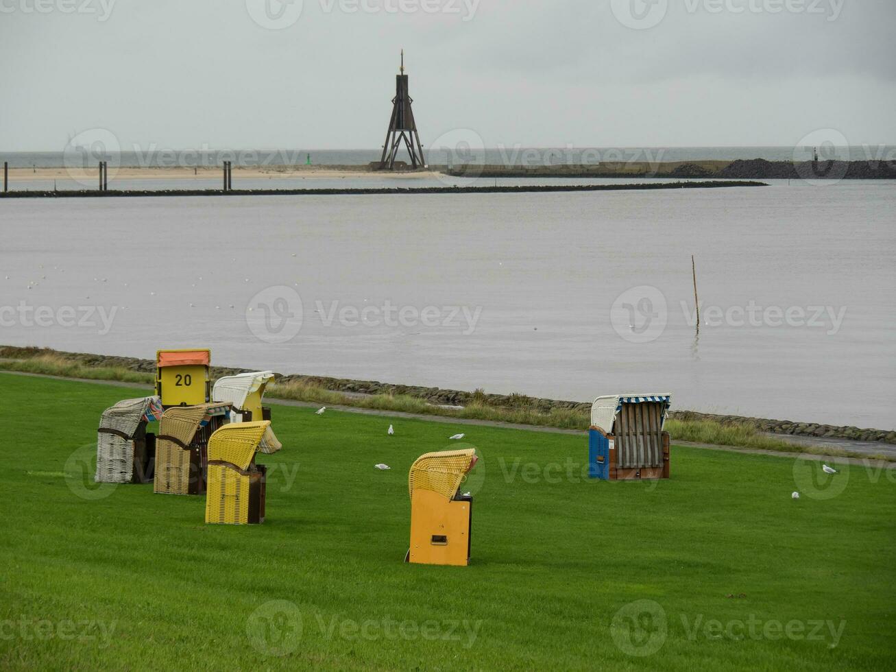 cuxhaven nel mare del nord foto