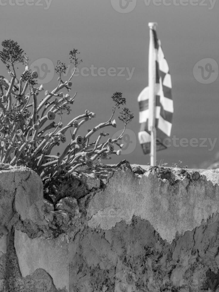 isola di santorini in grecia foto