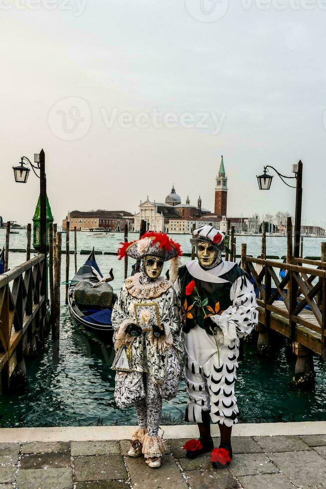 carnevale costumi nel Venezia foto